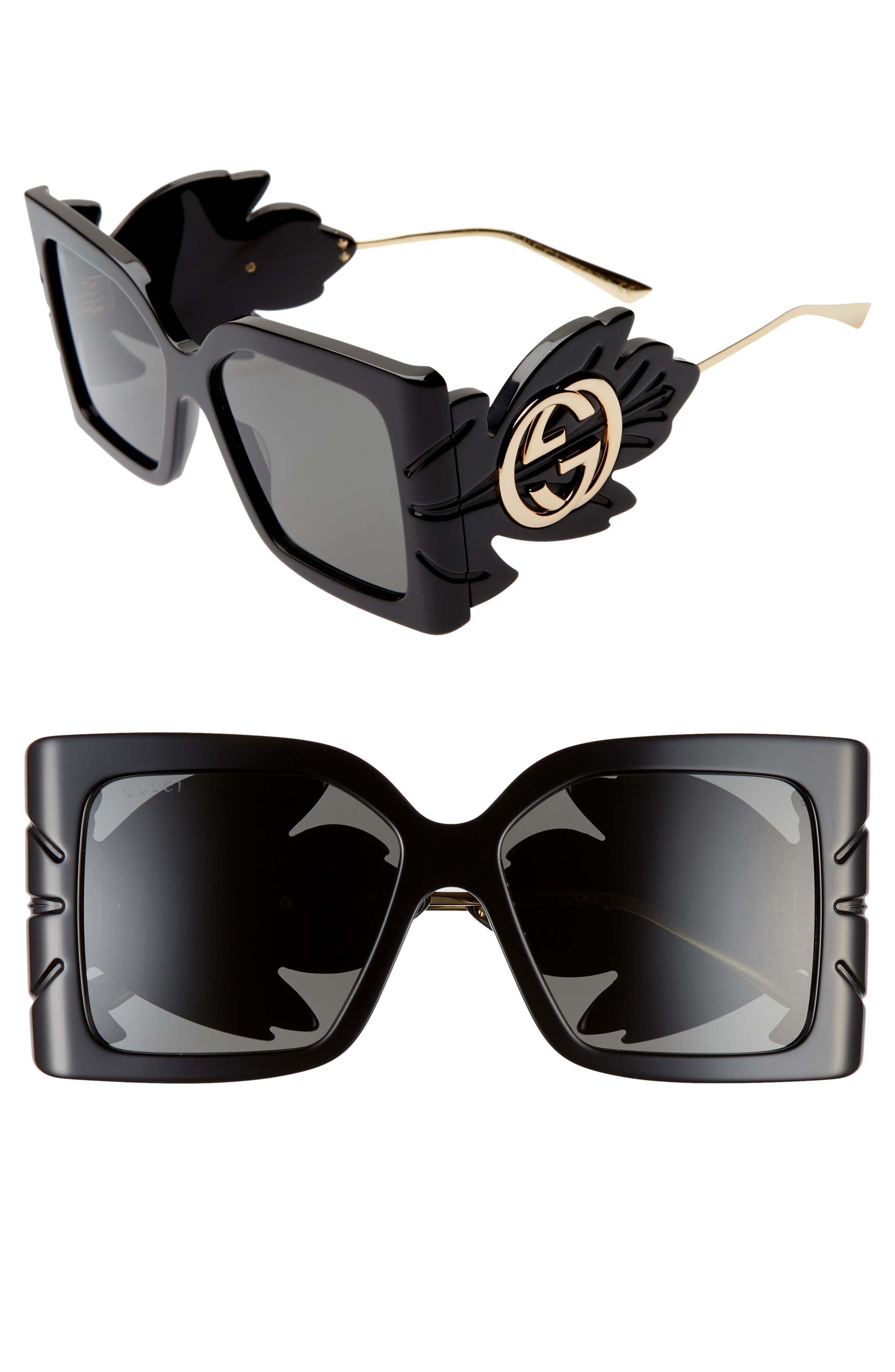 Gucci 56mm Square Sunglasses Nordstrom