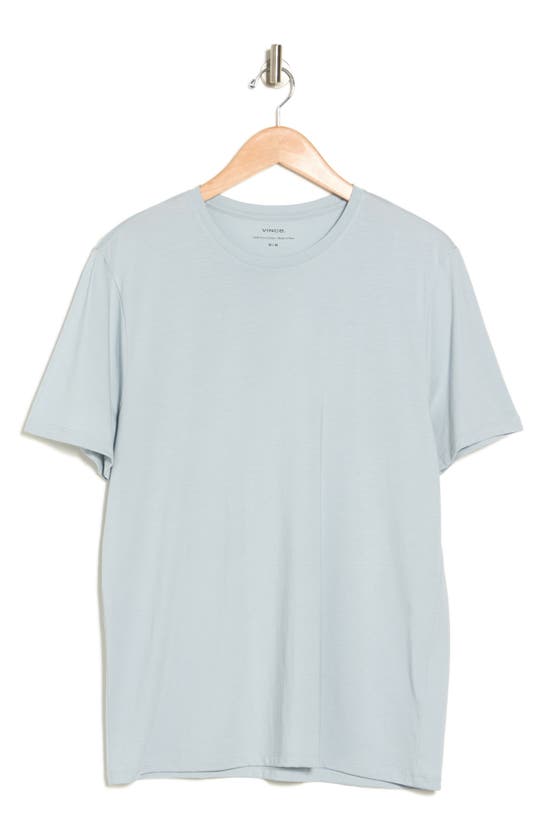 Vince Crew Neck T-shirt In Oxford Blue