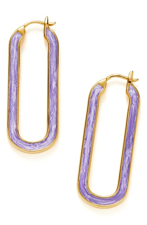 Missoma Enamel Haze Hoop Earrings in Gold/ at Nordstrom