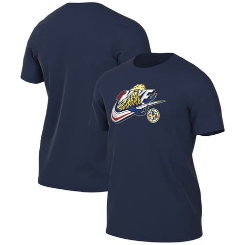 Women's Nike Navy Cleveland Indians Slub Ringer Performance T-Shirt