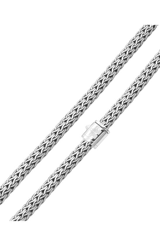 Shop Devata Sterling Silver 16" Dragon Bone Chain Necklace
