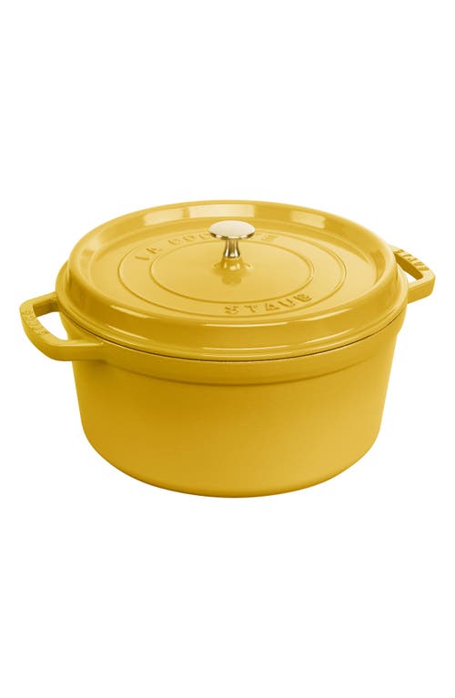 STAUB STAUB 7-QUART ENAMELED CAST IRON DUTCH OVEN 