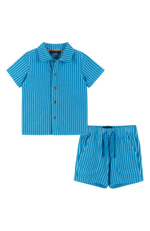 Andy & Evan French Terry Button-Up Shirt Shorts Set at Nordstrom,