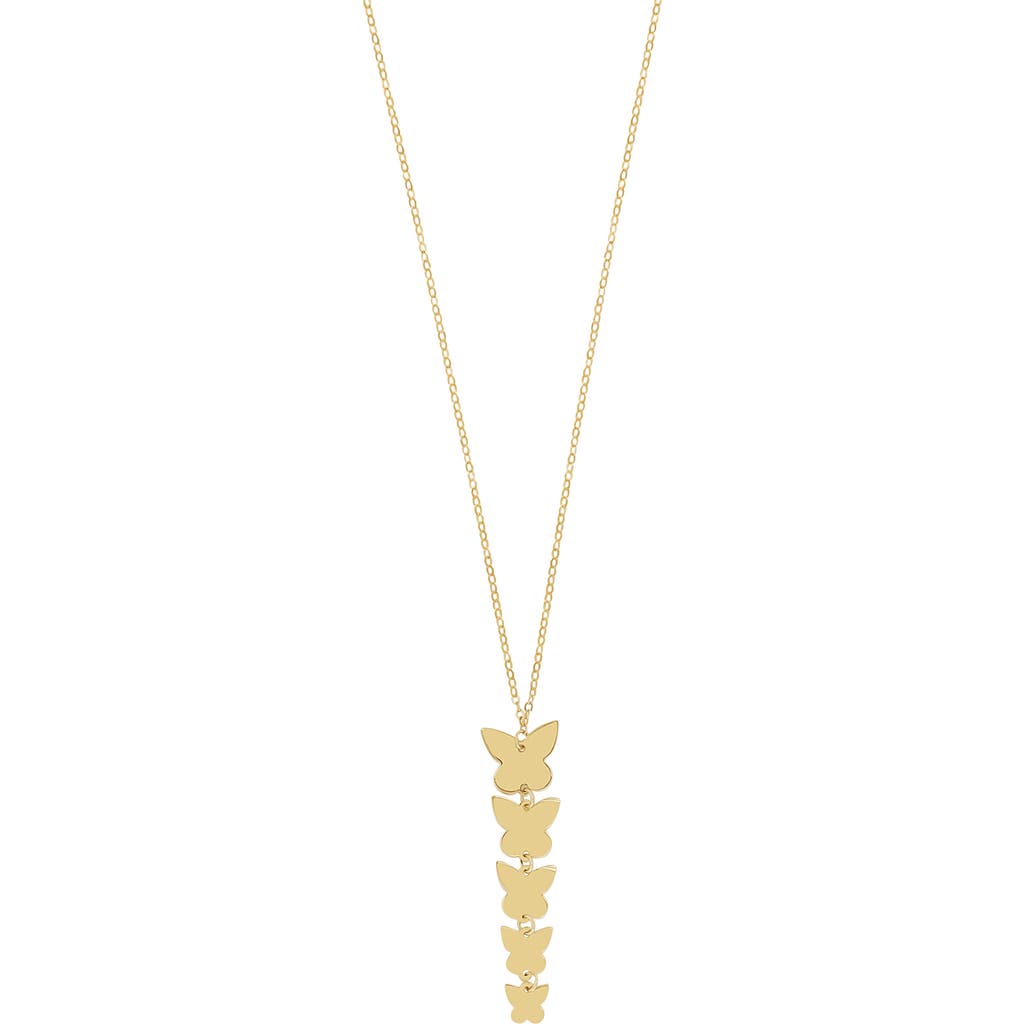 Bony Levy 14k Gold Butterfly Pendant Necklace In 14k Yellow Gold