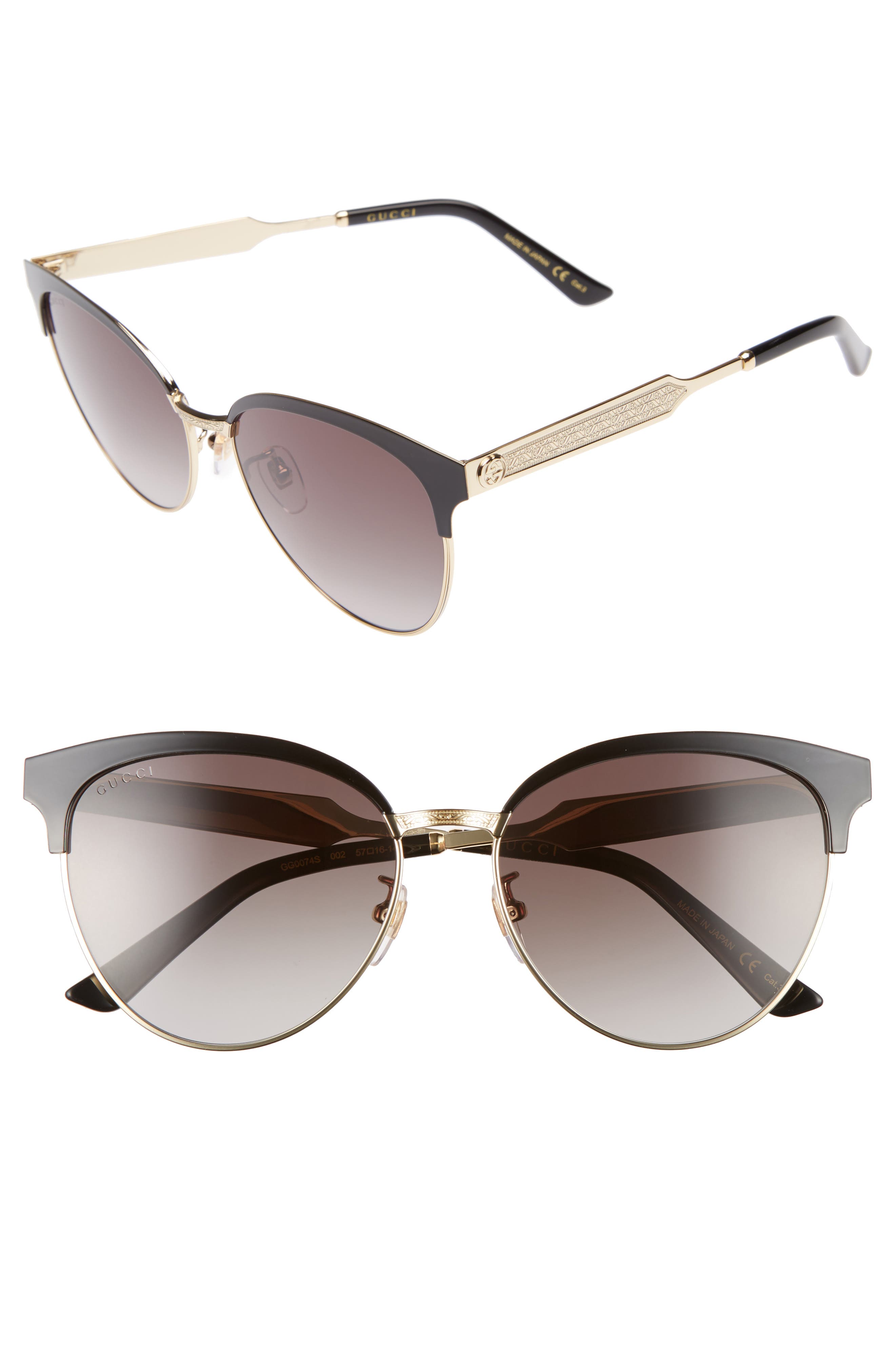 gucci 57mm sunglasses