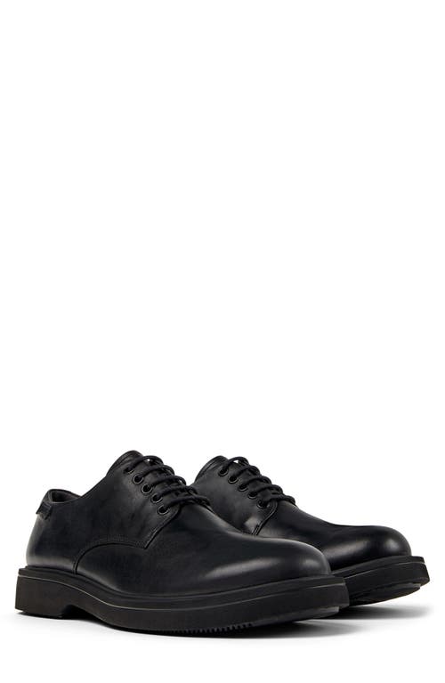 Camper Norman Leather Shoes In Black