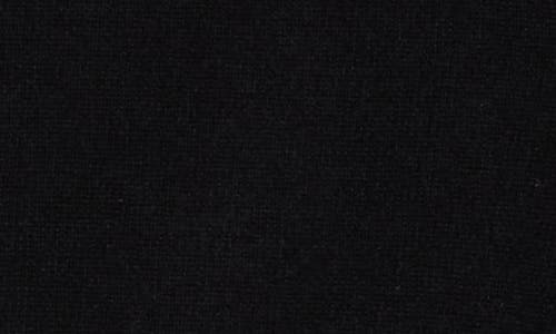 Sofia Cashmere Boat Neck Pearl Sleeve Cashmere Sweater In Black