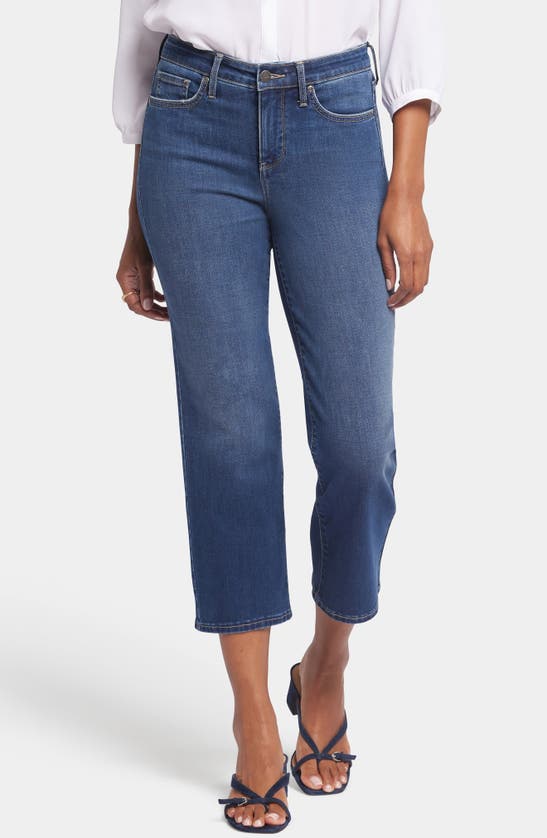 Shop Nydj Piper Cool Embrace® Relaxed Crop Straight Leg Jeans In Sonnet