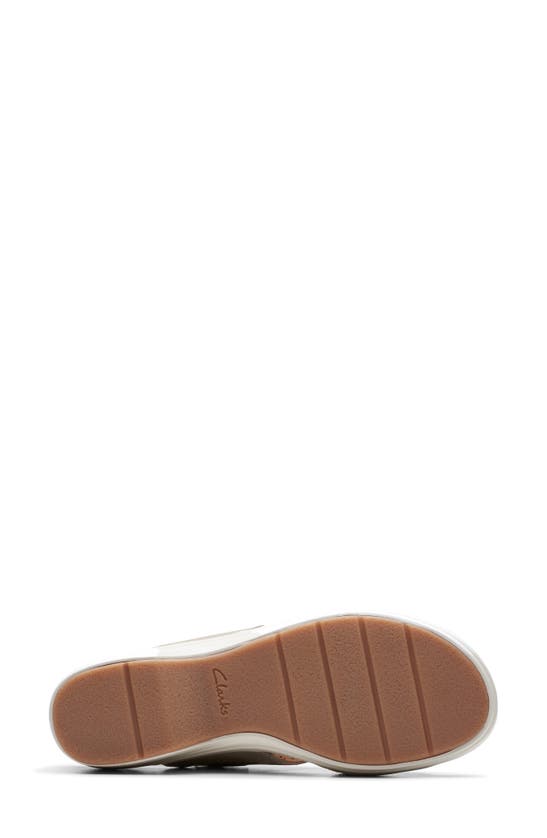 Shop Clarks (r) Tuleah Sun Platform Sandal In Stone Leather