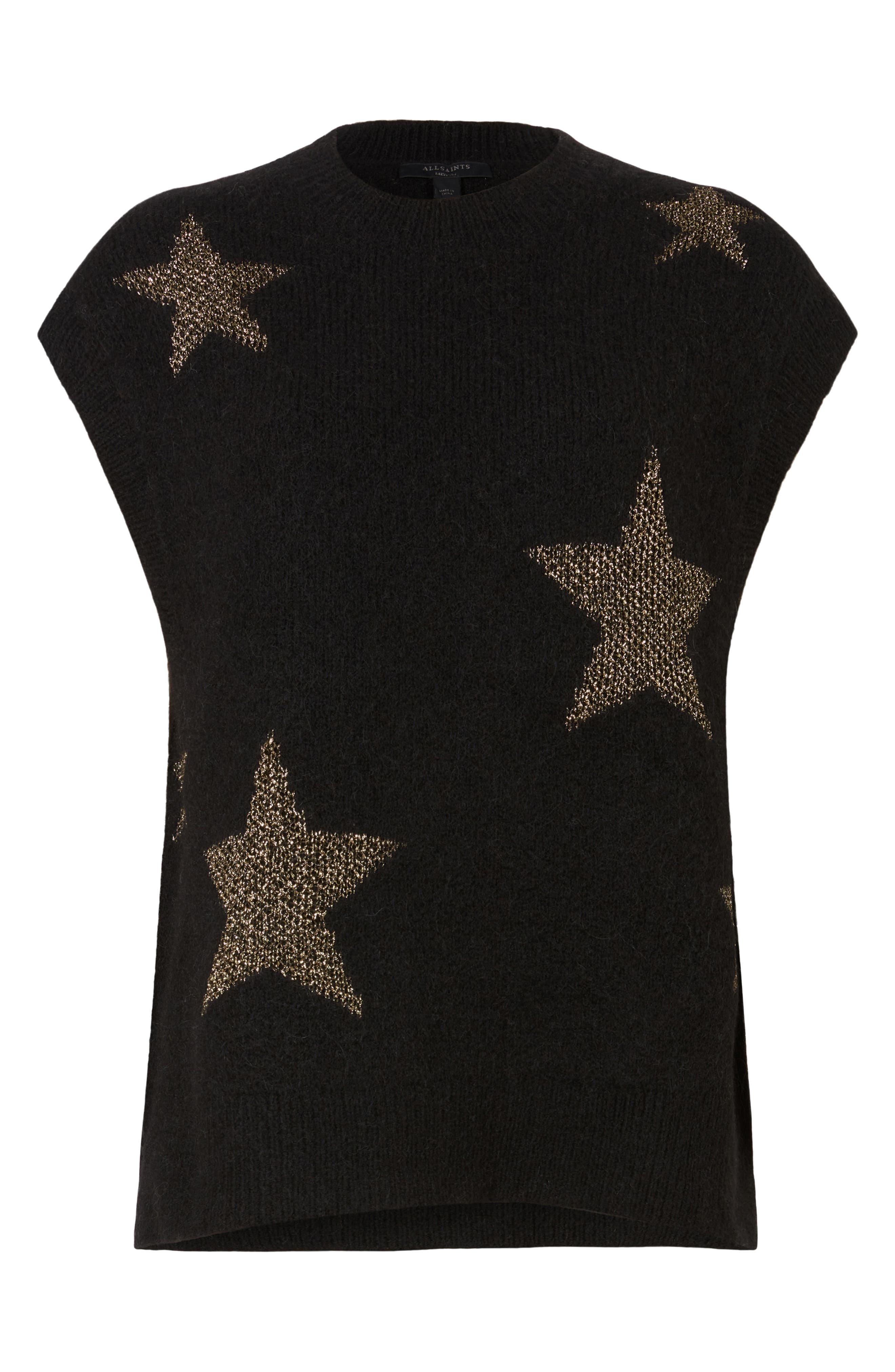 AllSaints Star Jacquard Tank, , Size: Xs