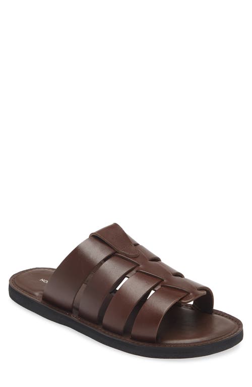 Nordstrom Theo Fisherman Sandal In Brown Chestnut