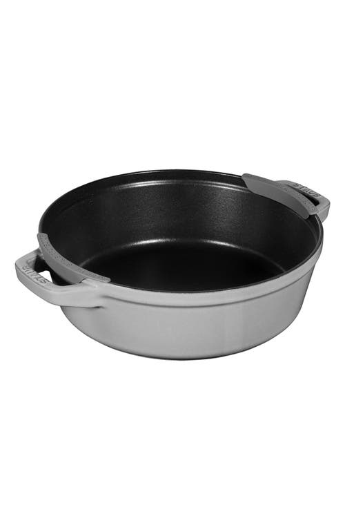 Staub Cast Iron 4-pc. Stackable Pot Set In Graphite