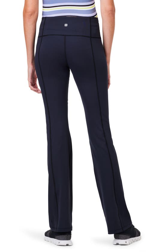 Shop Nz Active By Nic+zoe Flex Fit Flare Pants In Black Onyx
