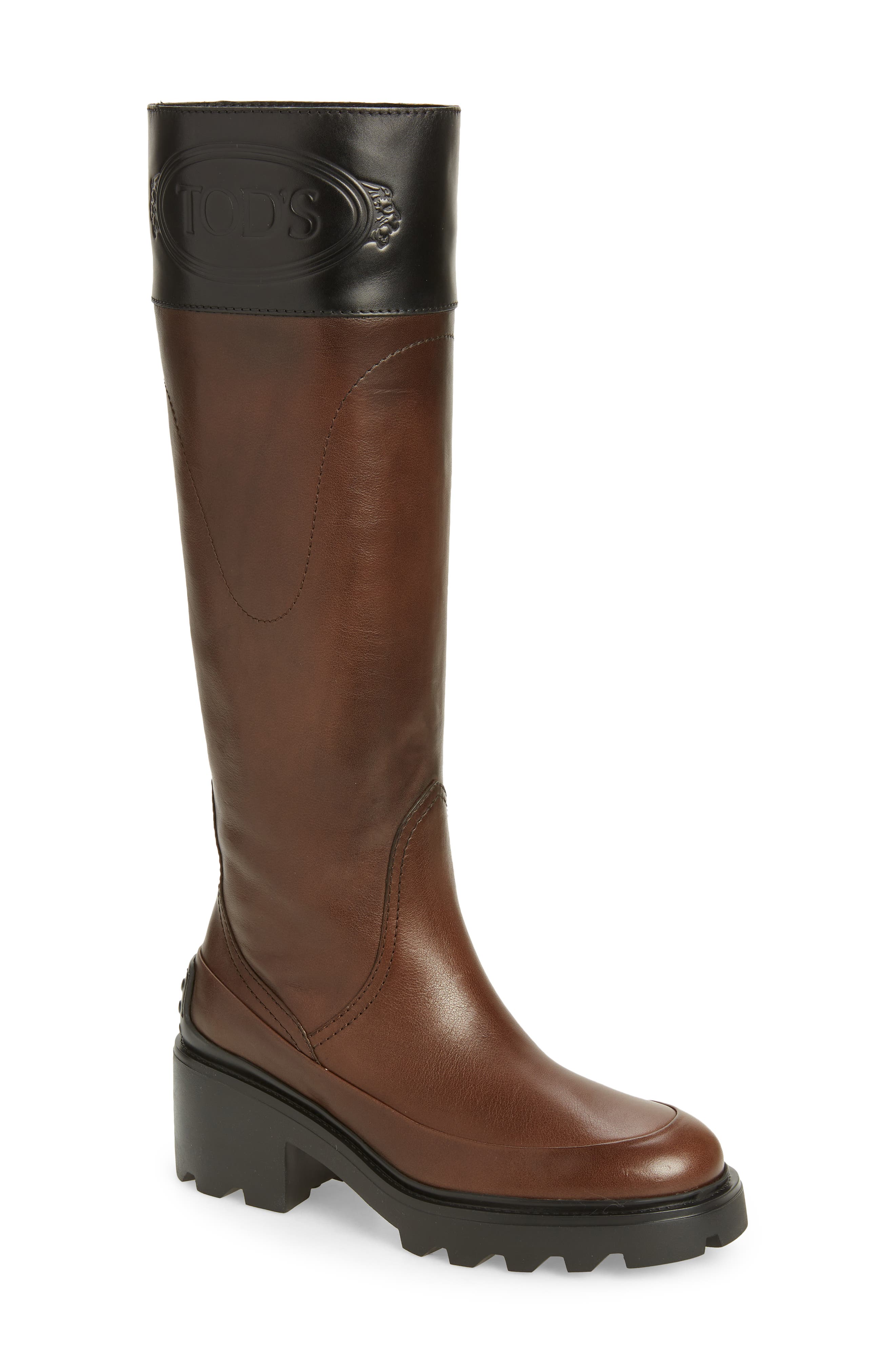 platform riding boots