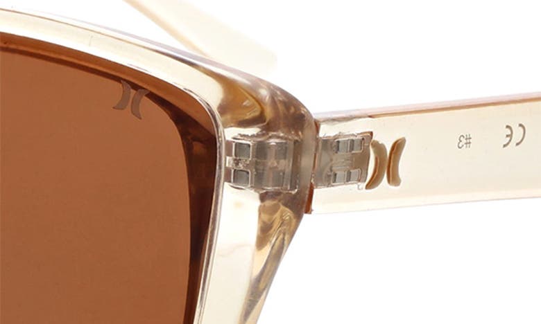 Hurley Medium Plastic Cat-eye Sunglasses In Sand
