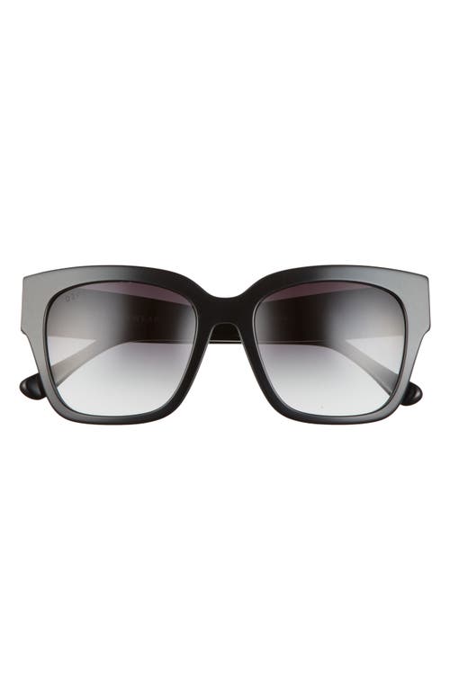 Bella II 54mm Square Sunglasses in Black