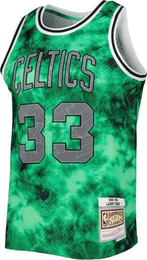 Larry Bird Boston Celtics Mitchell & Ness Women's 1985 Hardwood Classics  Name & Number Player Jersey Dress - Kelly Green