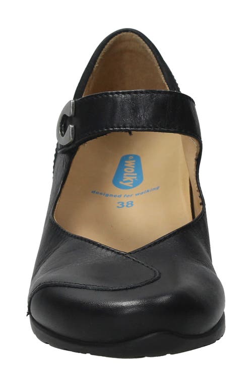 Wolky Chili Mary Jane Pump In Black