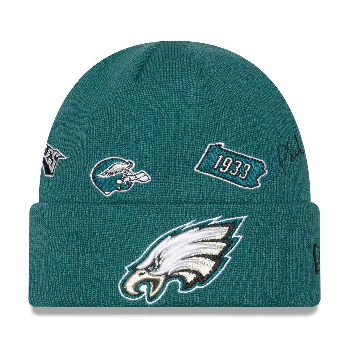 eagles hat and gloves