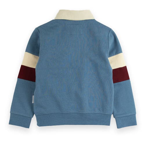 Sovereign Code Rush Collar Knit Shirt In Coronet Blue
