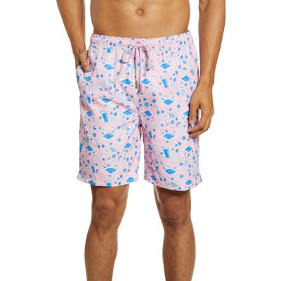 Peter Millar Shuck And Shandy Swim Trunks, Red