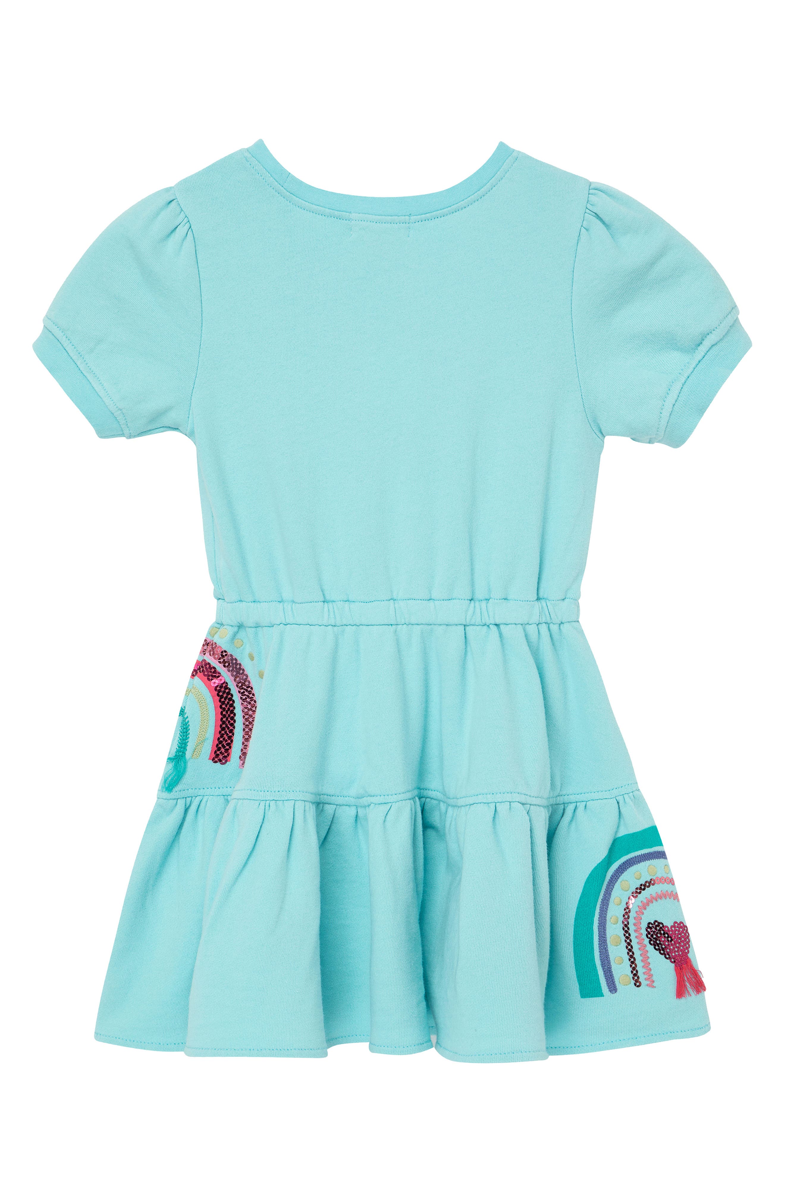 Curious Kids' Rainbow Drawstring Dress 