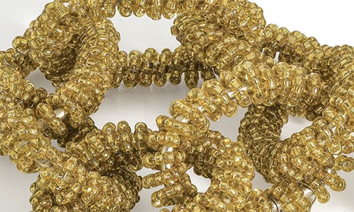 Tiramisu Golden Chain Set Of 4 Napkin Rings In Gold