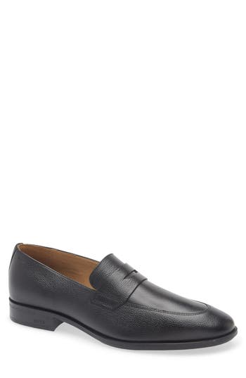 Hugo Boss Boss Colby Penny Loafer In Black
