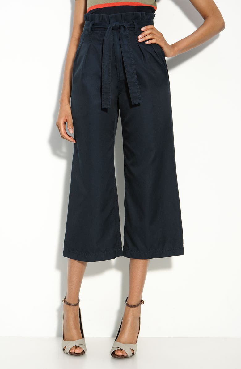 MARC BY MARC JACOBS Paperbag Waist Crop Twill Pants | Nordstrom