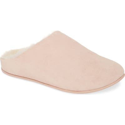 Fitflop Chrissy Genuine Shearling Lined Mule, Beige