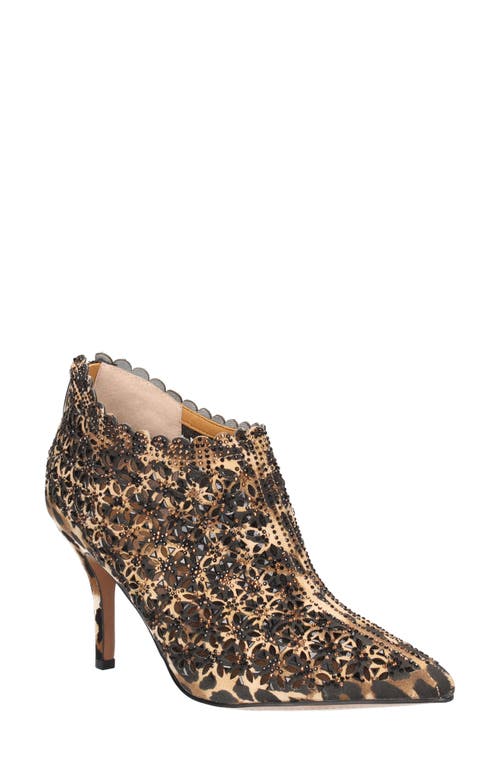 J. Reneé Nishita Pointed Toe Bootie in Brown/Black