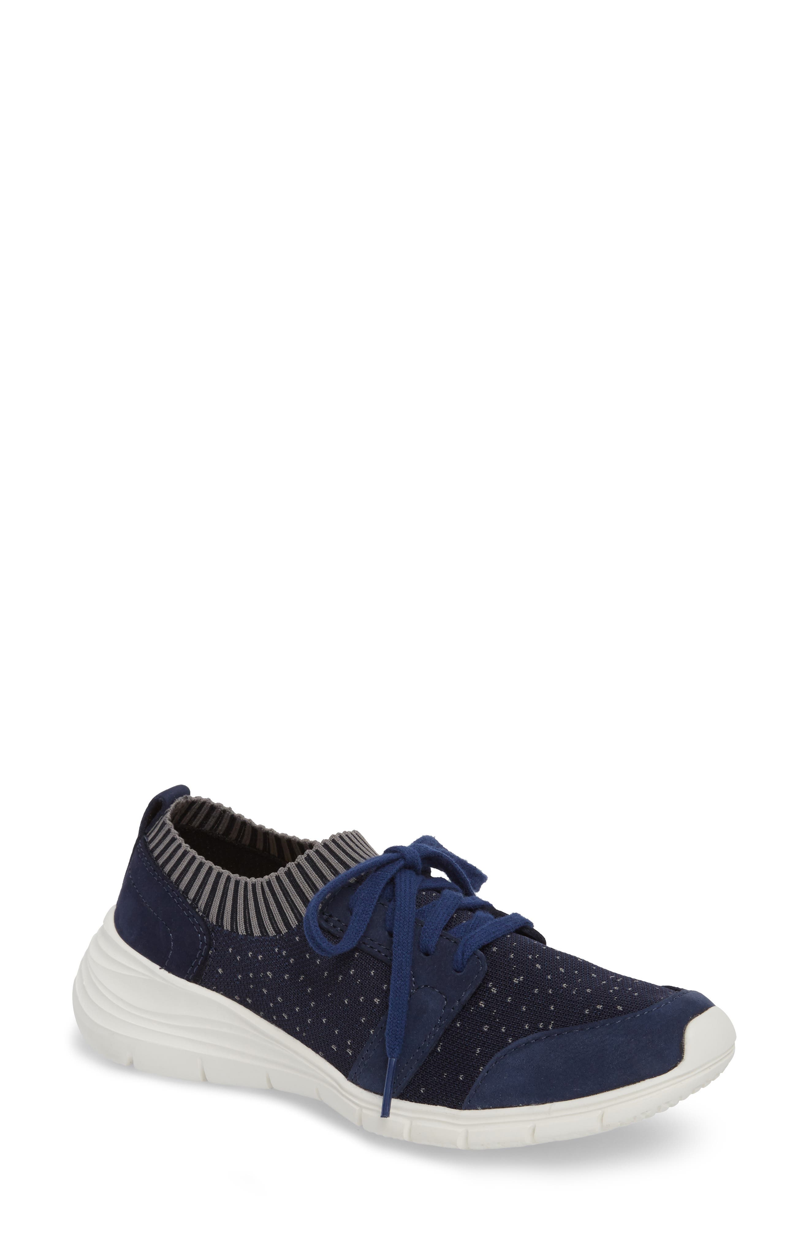 Hush Puppies Cypress Knit Sneaker- Blue