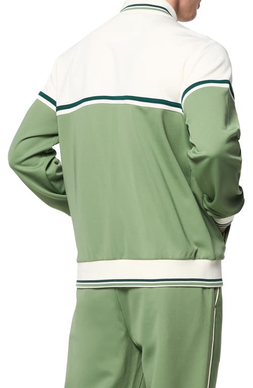 Shop Sergio Tacchini Olmi Track Jacket In Hedge Green