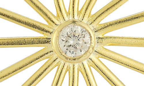 Sphera Milano 14k Over Silver Cz Statement Studs In Gold