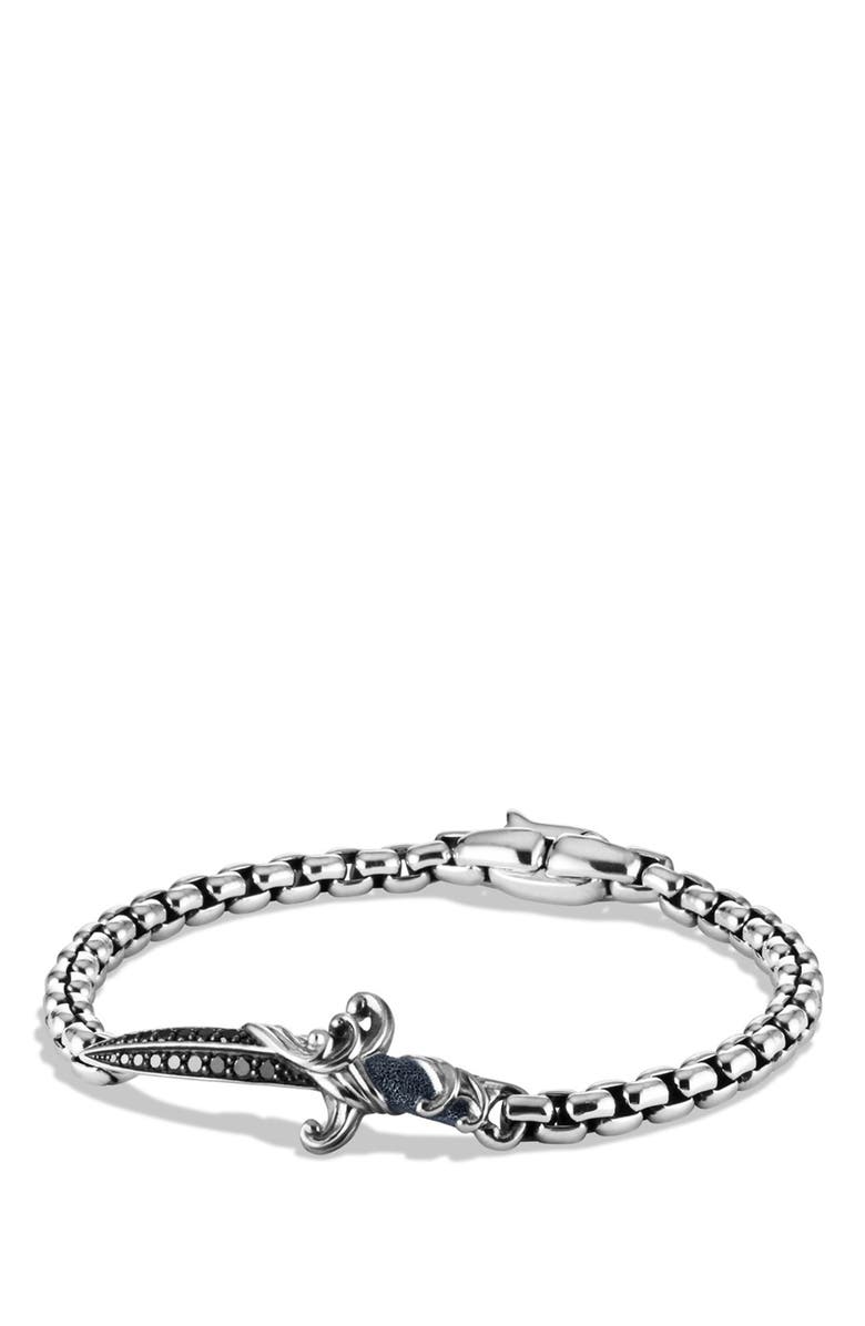 David Yurman Waves Dagger Bracelet With Black Diamonds David Yurman Waves Dagger Bracelet With Black Diamonds