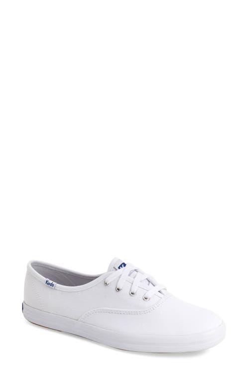 UPC 044209485169 product image for Keds® Champion Canvas Sneaker - Available in Multiple Widths in White at Nordstr | upcitemdb.com