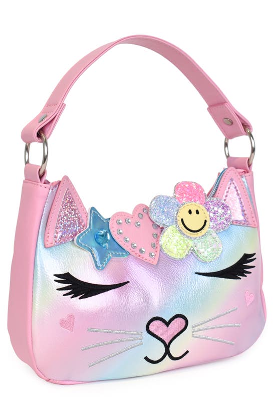 Shop Omg Accessories Kids' Bella Pastel Mini Shoulder Bag In Bubble Gum