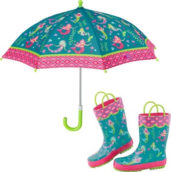 Toddler rain hotsell boots and umbrella