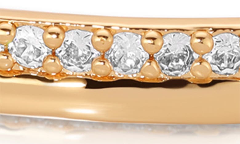 Shop Ettika Cubic Zirconia Cuff Bracelet In Gold