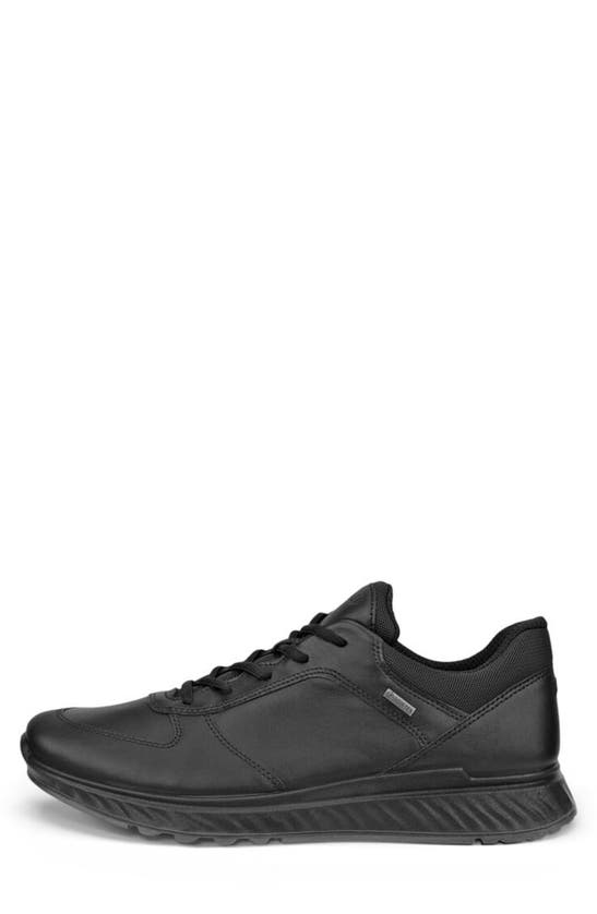 Shop Ecco Exostride Low Gore-tex® Waterproof Sneaker In Black
