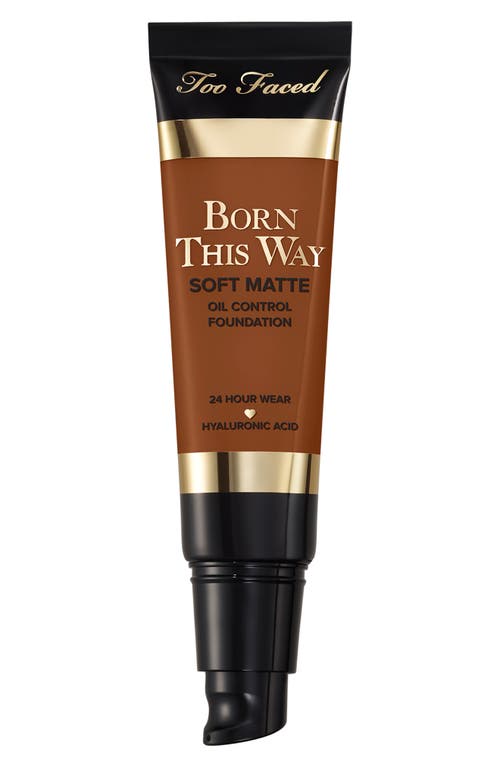 Shop Too Faced Born This Way Soft Matte Oil Control Foundation In Chai