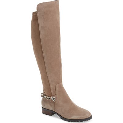 Karl Largerfeld Paris Skylar Over The Knee Boot- Beige
