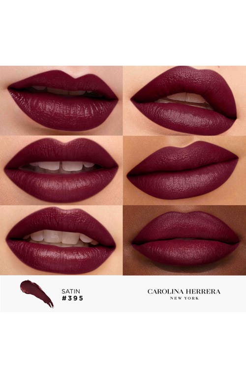 Carolina Herrera Fabulous Kiss Satin Lipstick Refill In 395 Purple Drama