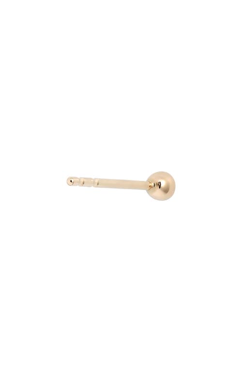 ANZIE ANZIE SINGLE BALL STUD EARRING 