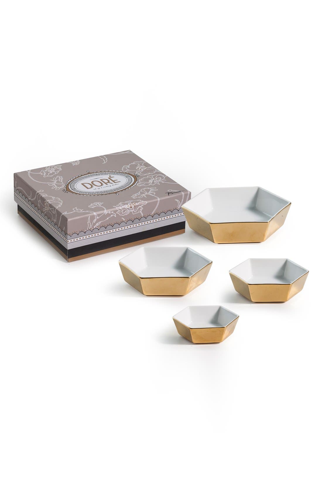 Rosanna 'Doré' Nesting Hexagon Bowls (Set of 4) Nordstrom