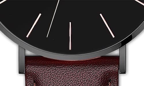 Alfred Sung Metropolitan Leather Strap Watch, 42mm In Brown