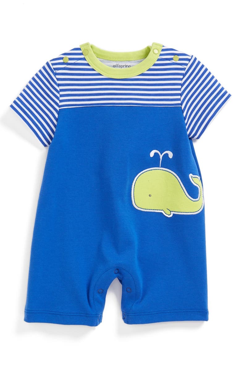 Offspring 'Whale' Romper (Baby Boys) | Nordstrom