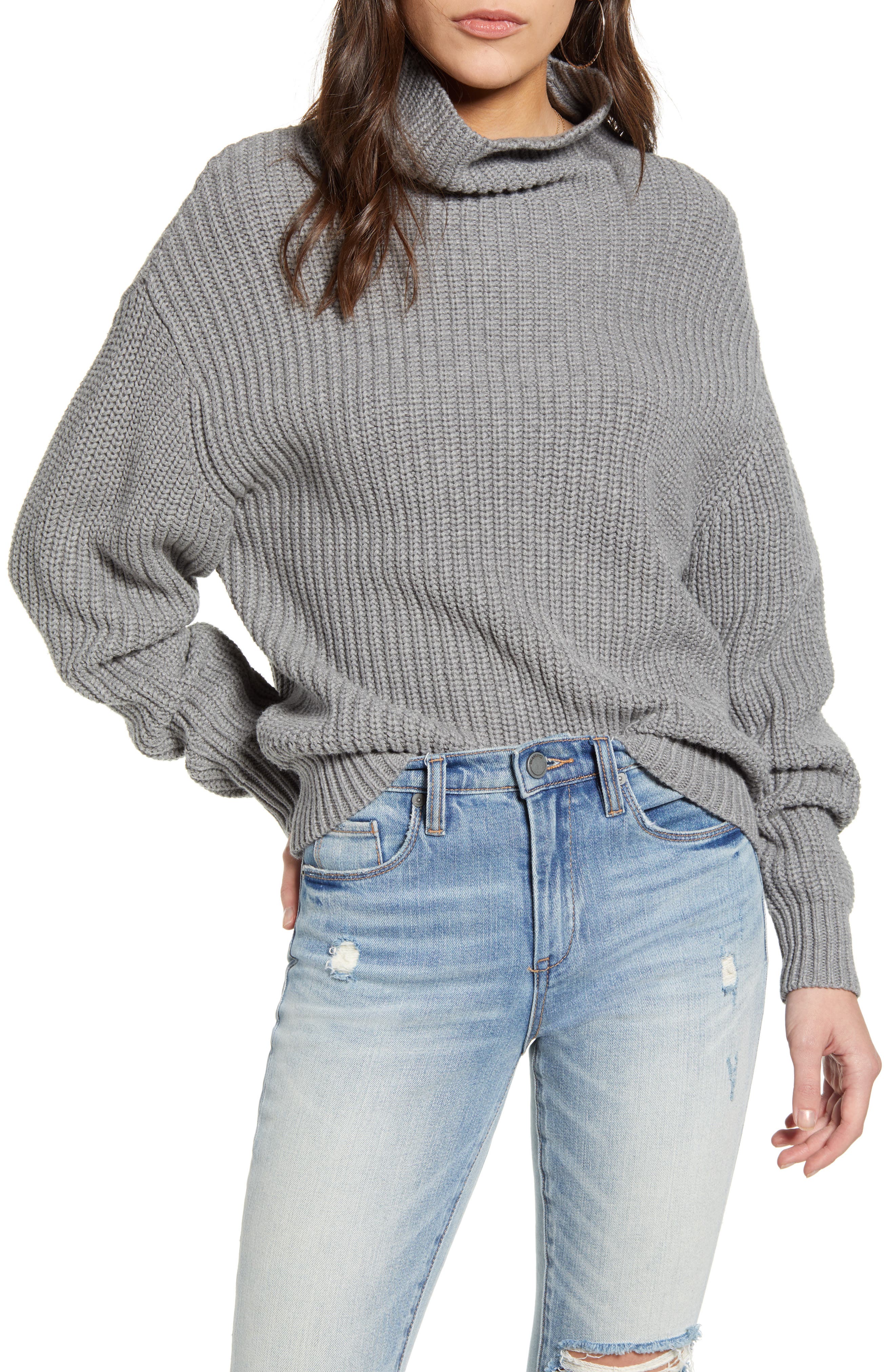 french connection black turtleneck sweater