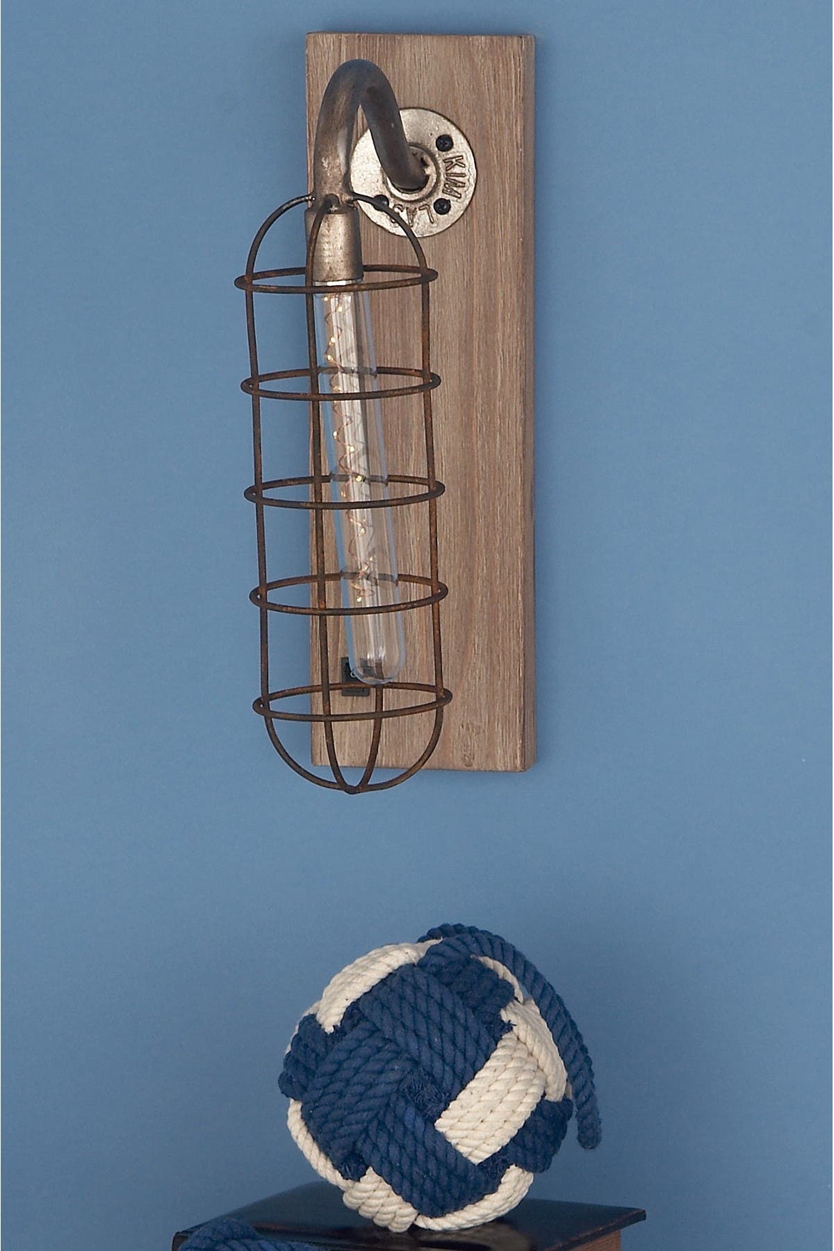 Willow Row Led Wall Sconce In Open Brown