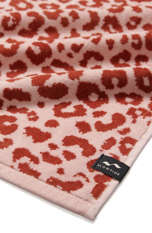Slowtide Deville Beach Towel In Dusty Mauve